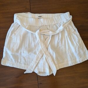 Organic cotton pull on shorts - nwt